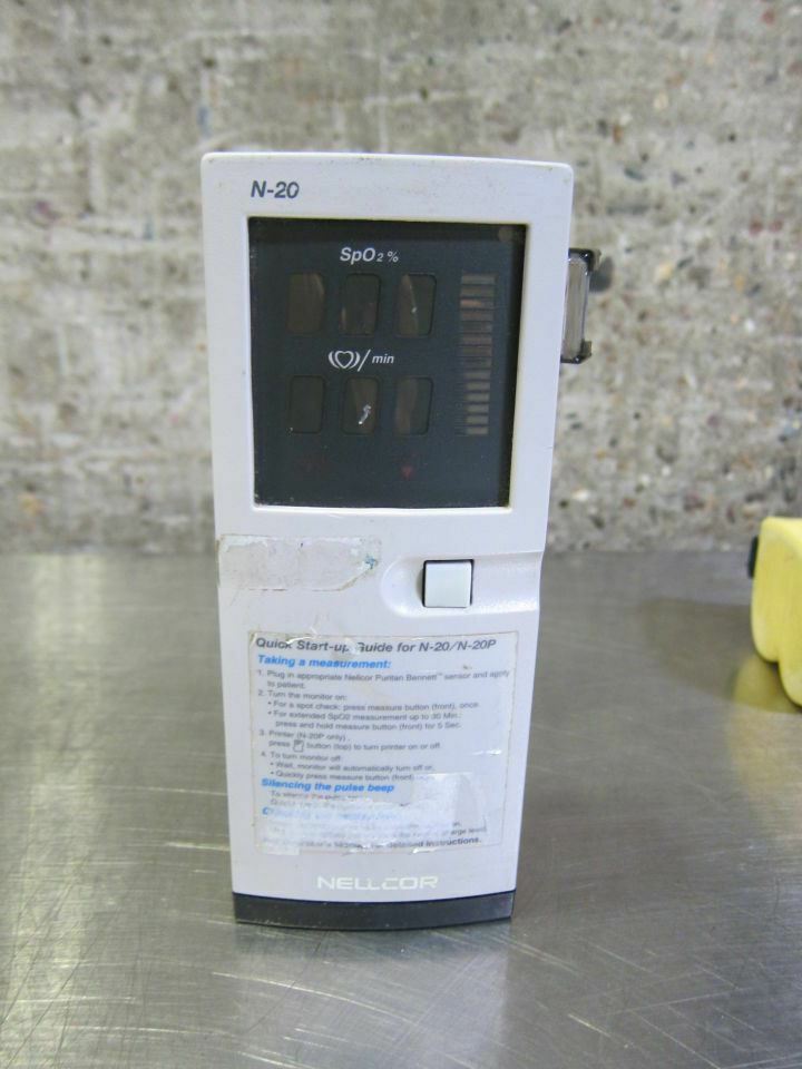 Mallinckrodt N-20E Handheld Pulse Oximeter With Case (DMS9) DIAGNOSTIC ULTRASOUND MACHINES FOR SALE