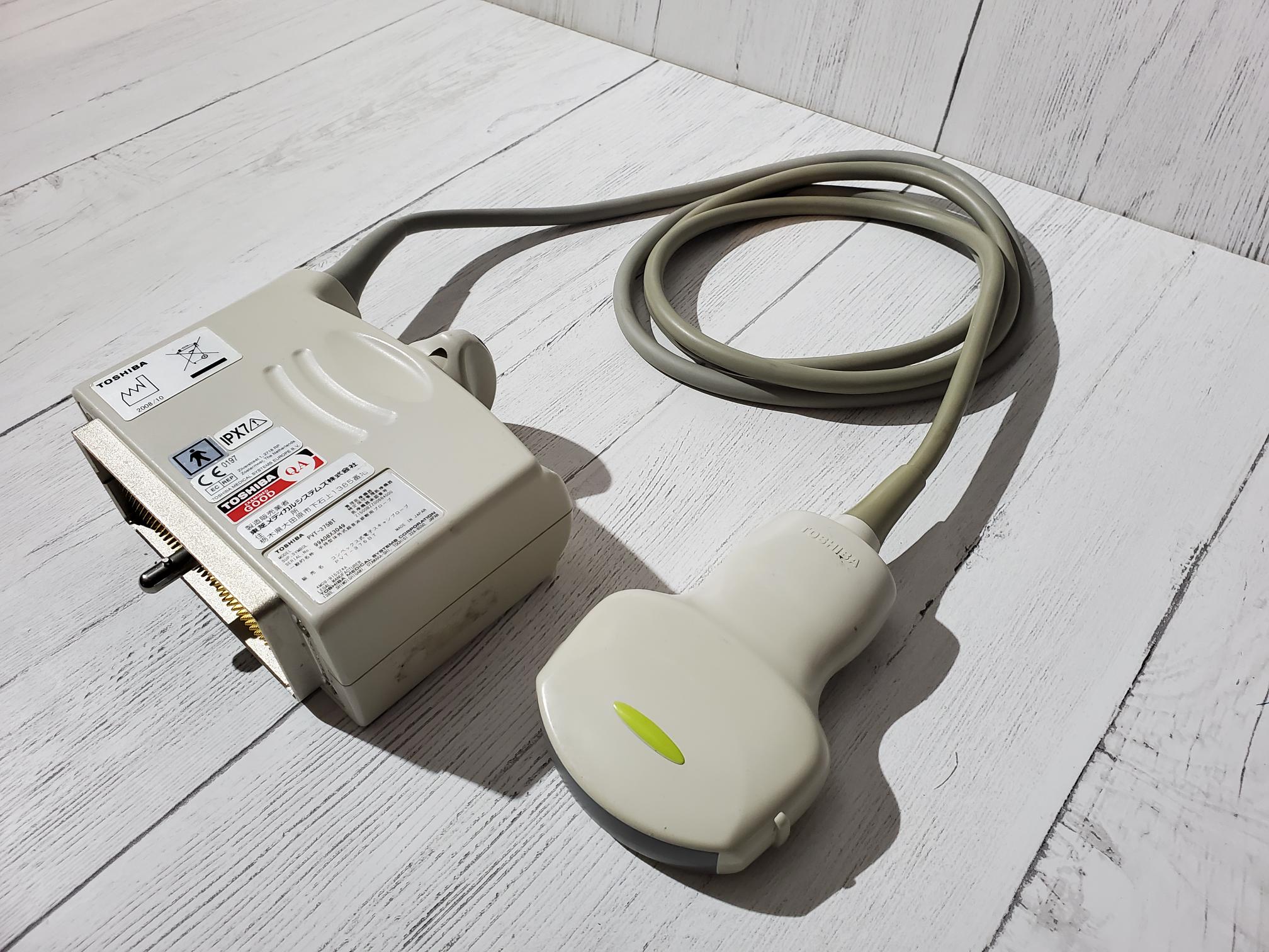 Ultrasound probe, Transducer TOSHIBA PVT-375BT Manufactured 2008 DIAGNOSTIC ULTRASOUND MACHINES FOR SALE