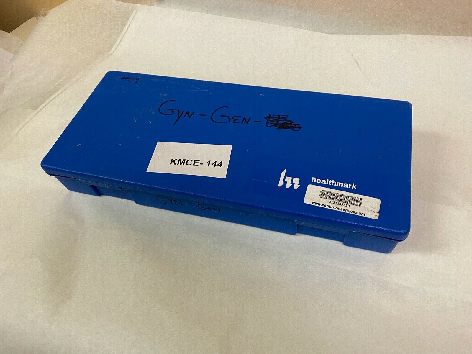 Healthmark 17.5" L Blue Box with Attached Lid | KMCE-144 DIAGNOSTIC ULTRASOUND MACHINES FOR SALE