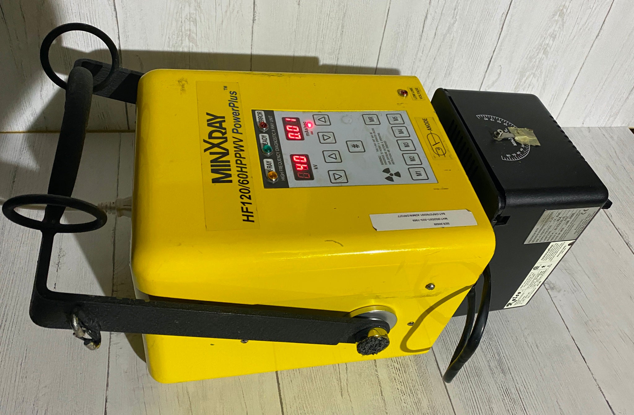 MinXray HF120/60HPPWV PowerPlus Portable X-Ray Machine manufactured 2008 DIAGNOSTIC ULTRASOUND MACHINES FOR SALE