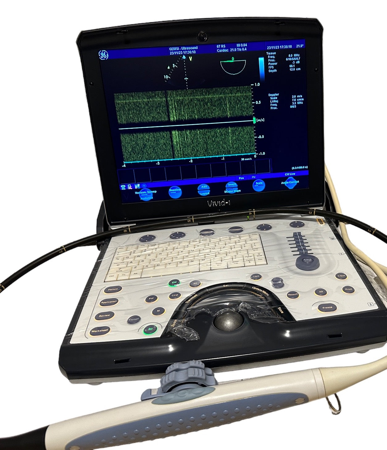 GE Vivid I Color Doppler Ultrasound & 6T TEE Probe DIAGNOSTIC ULTRASOUND MACHINES FOR SALE