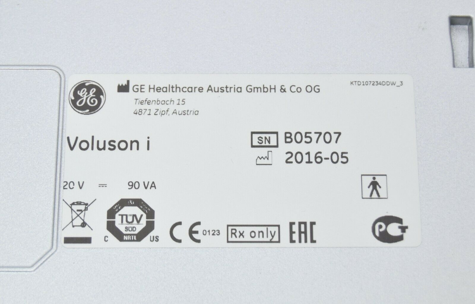 GE Voluson I BT14 portable ultrasound with 3 probes (year of manufacture 2016) DIAGNOSTIC ULTRASOUND MACHINES FOR SALE