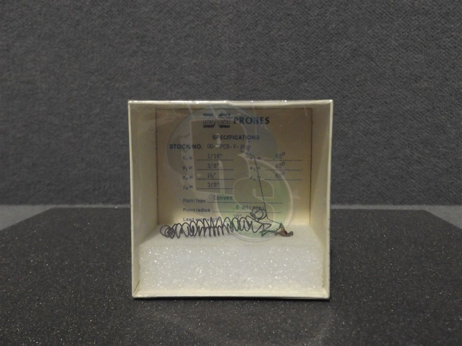 MM MicroManipulator Model 00-FPCB-V-PR Purple Convex Probe Tip .6 Microns 526208 DIAGNOSTIC ULTRASOUND MACHINES FOR SALE