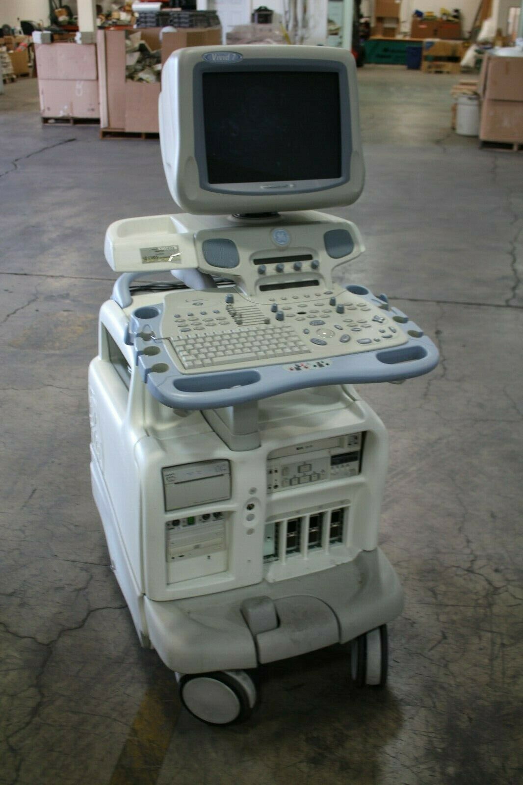GE Vivid 7 Dimension Ultrasound W/ Printer& VHS DIAGNOSTIC ULTRASOUND MACHINES FOR SALE