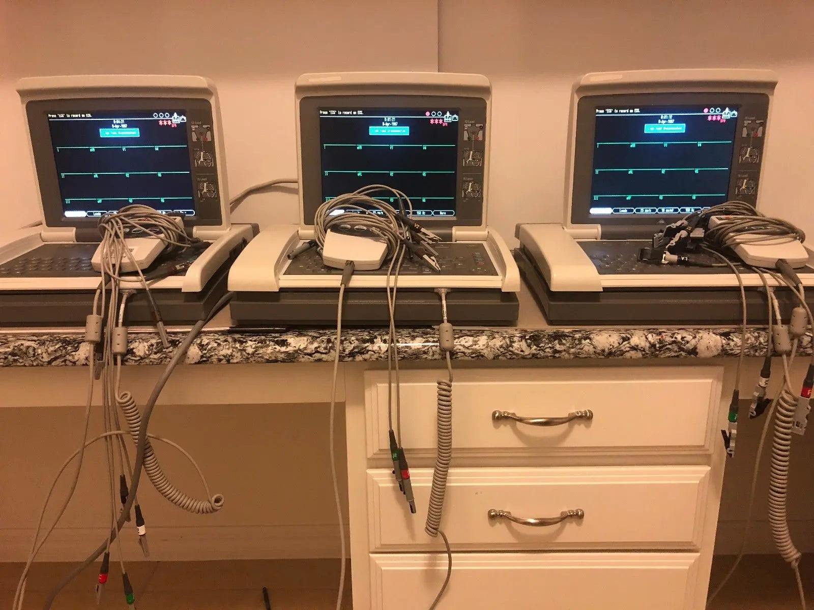 GE MAC 5500 CAM 14 EKG UNIT DIAGNOSTIC ULTRASOUND MACHINES FOR SALE