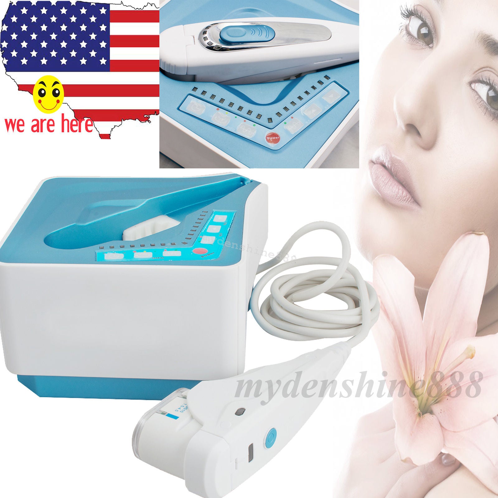 LED Focused Ultrasound HIFU RF Facial SMAS anti-aging wrinkles repair sagging DIAGNOSTIC ULTRASOUND MACHINES FOR SALE