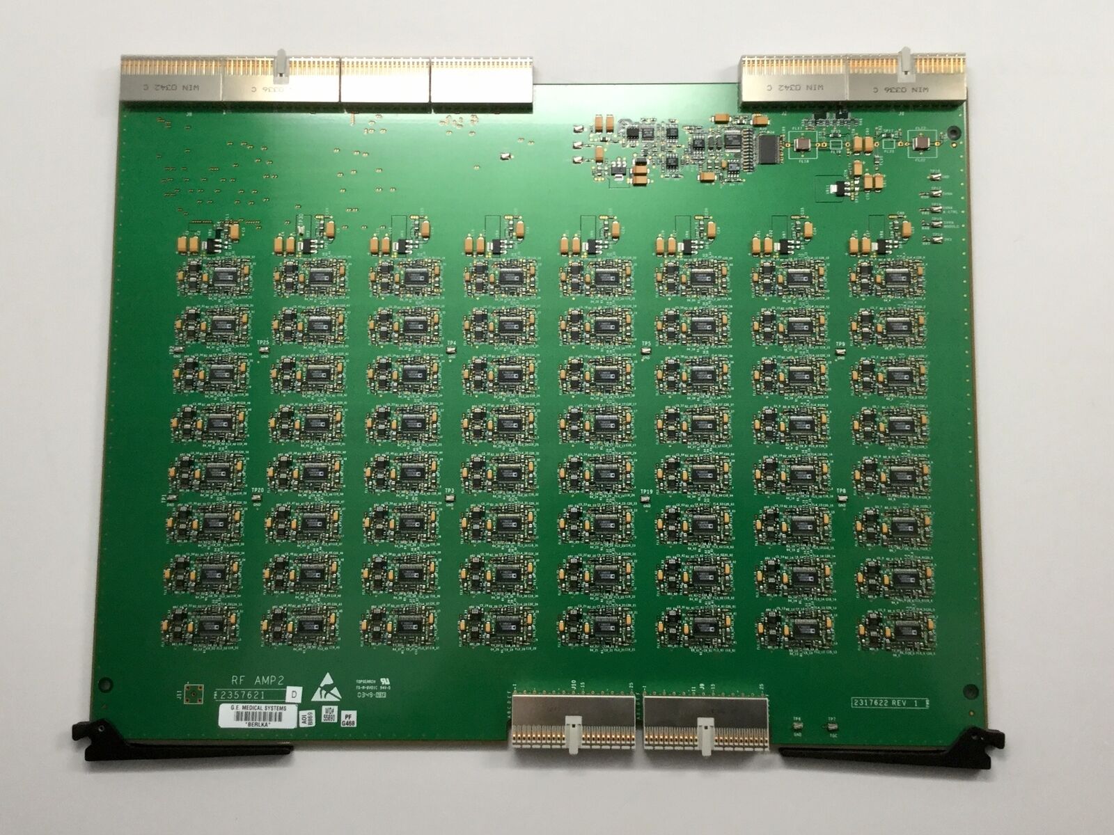 GE Logiq 9 Ultrasound RFAMP2 Board 2317622 Rev 1 DIAGNOSTIC ULTRASOUND MACHINES FOR SALE