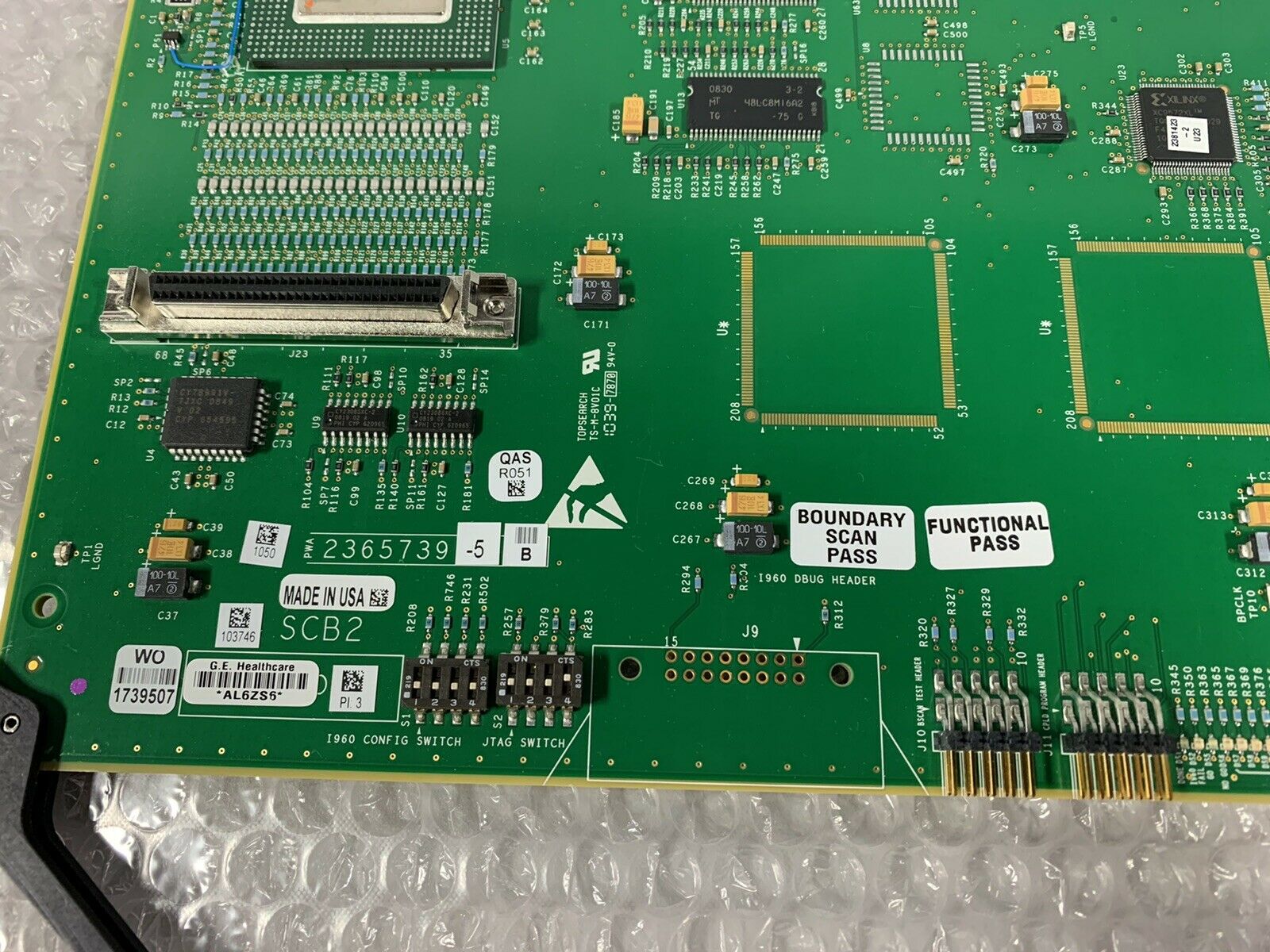 GE LOGIQ 9 ULTRASOUND SCB2 BOARD ASSEMBLY 2365739-5 DIAGNOSTIC ULTRASOUND MACHINES FOR SALE