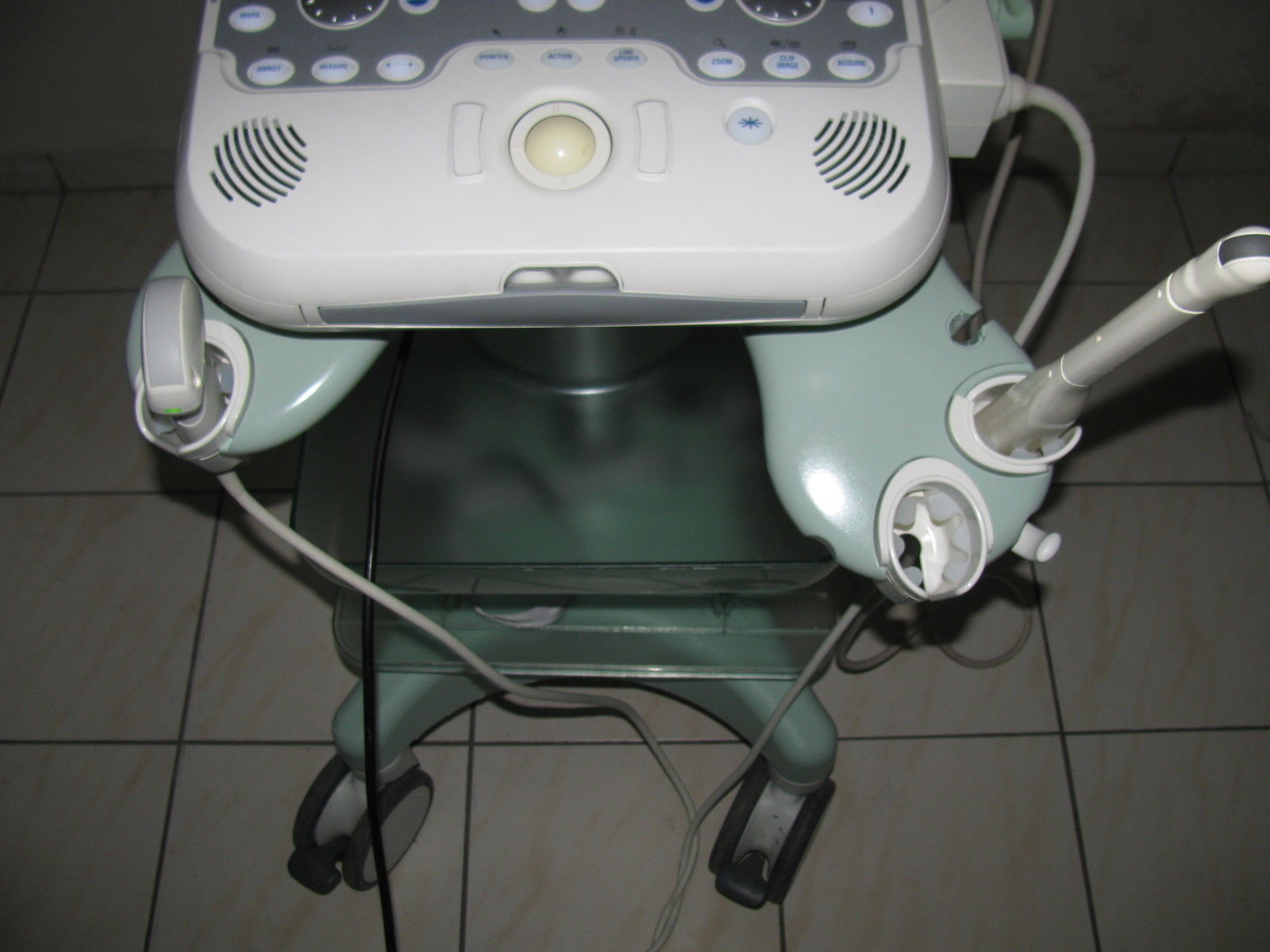 Esaote MyLabFive Ultrasound machine with cart and two probes(convex+vaginal) DIAGNOSTIC ULTRASOUND MACHINES FOR SALE
