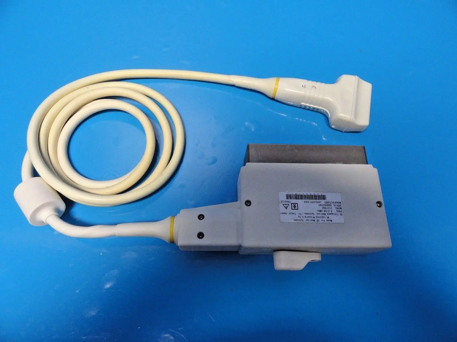 GE 7L Linear Array Ultrasound Probe P/N 2197482 for Logiq & Vivid Series~13729 DIAGNOSTIC ULTRASOUND MACHINES FOR SALE