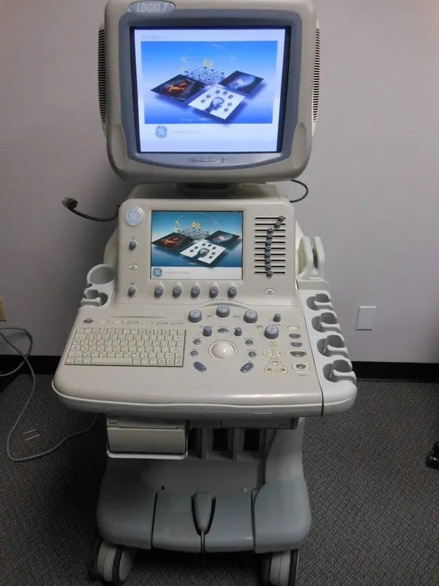 GE Logiq 7 Ultrasound (CRT Monitor) Software Version R6.0.3 - Box Only DIAGNOSTIC ULTRASOUND MACHINES FOR SALE