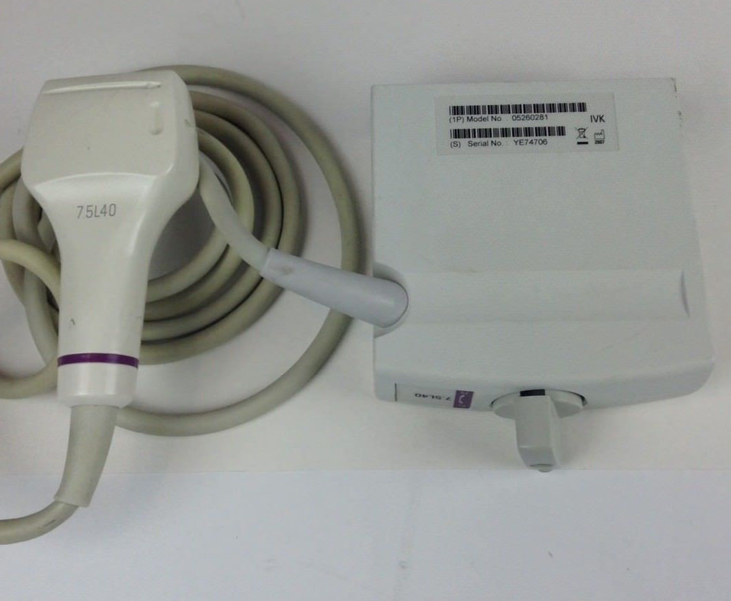 Siemens 7.5L40 Model No. 05260281 Linear Array Probe /Transducer DIAGNOSTIC ULTRASOUND MACHINES FOR SALE