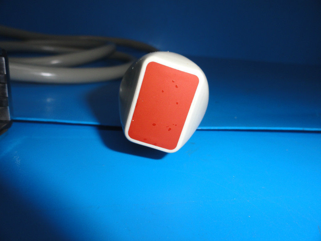 closeup of probe head red