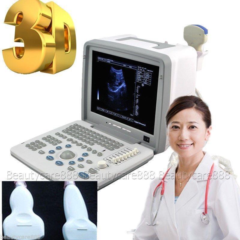 Digital Laptop Portable Ultrasound Scanner+Convex + Linear 2 Probe Free 3D CE 190891404466 DIAGNOSTIC ULTRASOUND MACHINES FOR SALE