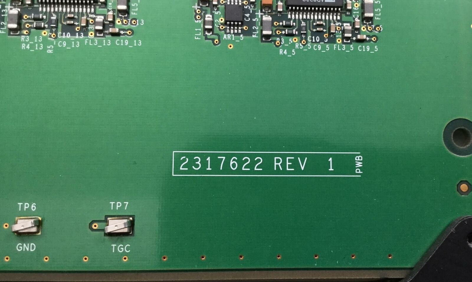 GE Logiq 9 Ultrasound RFAMP2 Board 2317622 Rev 1 DIAGNOSTIC ULTRASOUND MACHINES FOR SALE