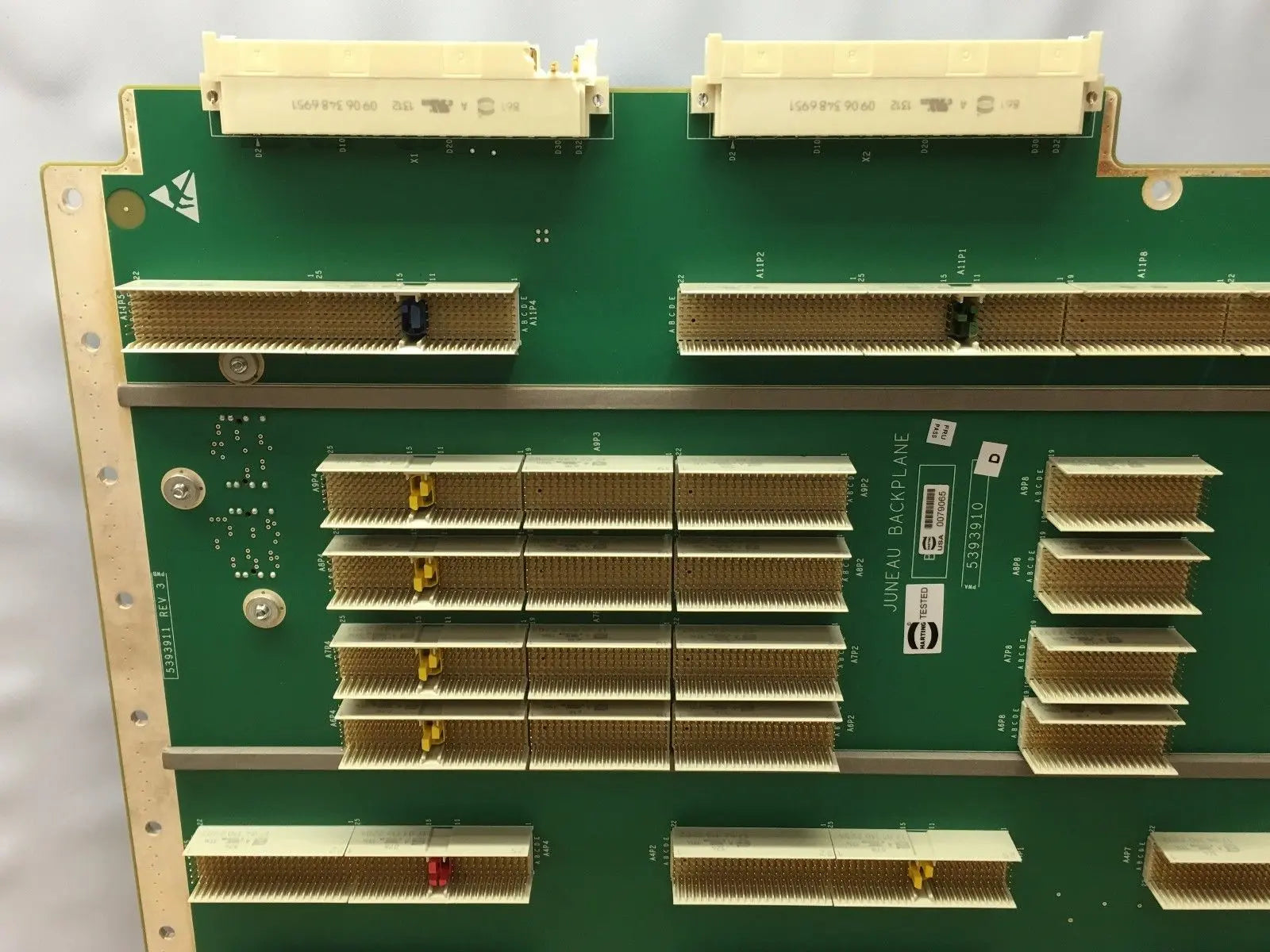 JUNEAU - MRX BACKPLANE CIRCUIT BOARD ASSEMBLY GE Ultrasound P/N 5393910 DIAGNOSTIC ULTRASOUND MACHINES FOR SALE