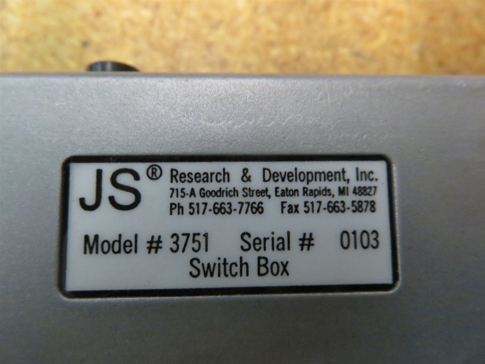 JS Probe Sensor Transducer 3710 3751 Switch Box Linear Measurement Device DIAGNOSTIC ULTRASOUND MACHINES FOR SALE