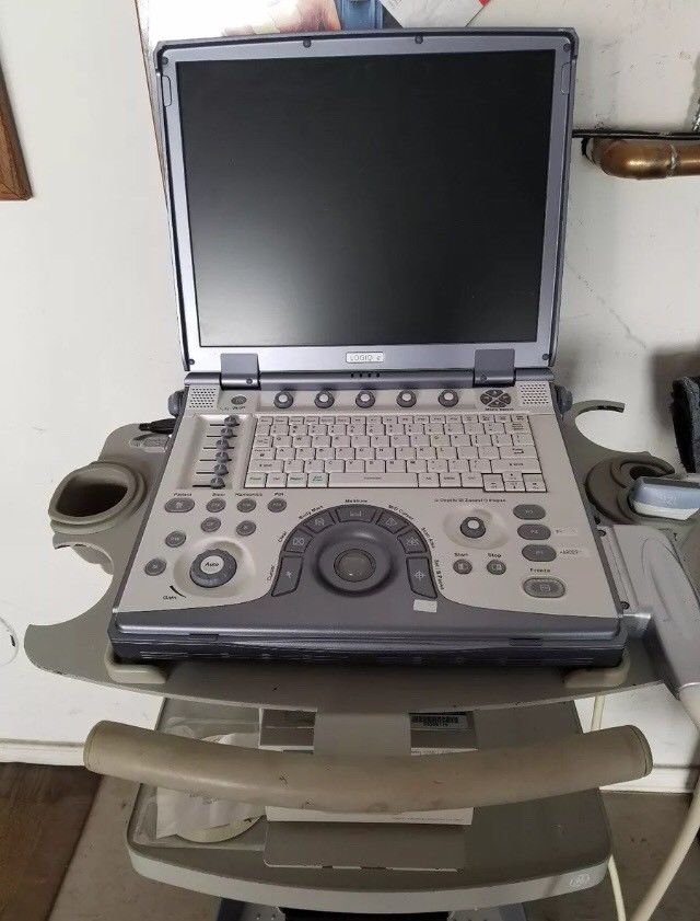 GE Logiq E 2007 Portable Ultrasound With 1 Probe. DIAGNOSTIC ULTRASOUND MACHINES FOR SALE