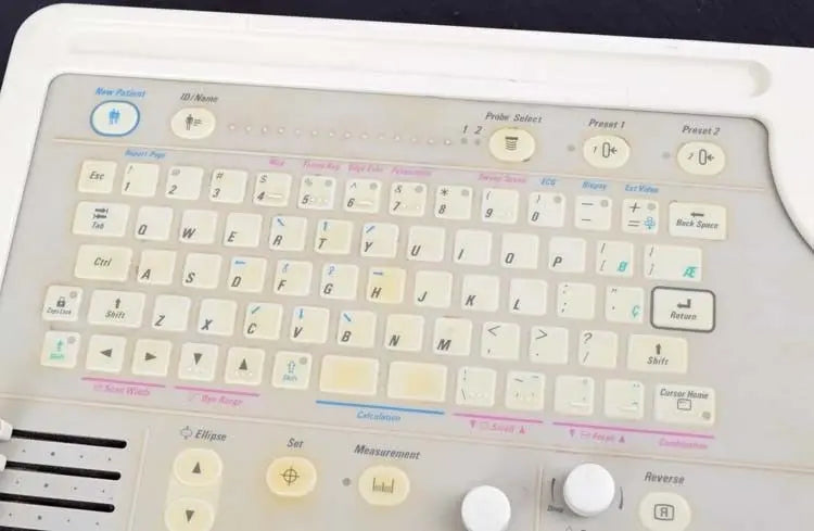 GE Medical Logiq 200 Diagnostic Ultrasound Scanner Control Panel Keypad 2158943 DIAGNOSTIC ULTRASOUND MACHINES FOR SALE