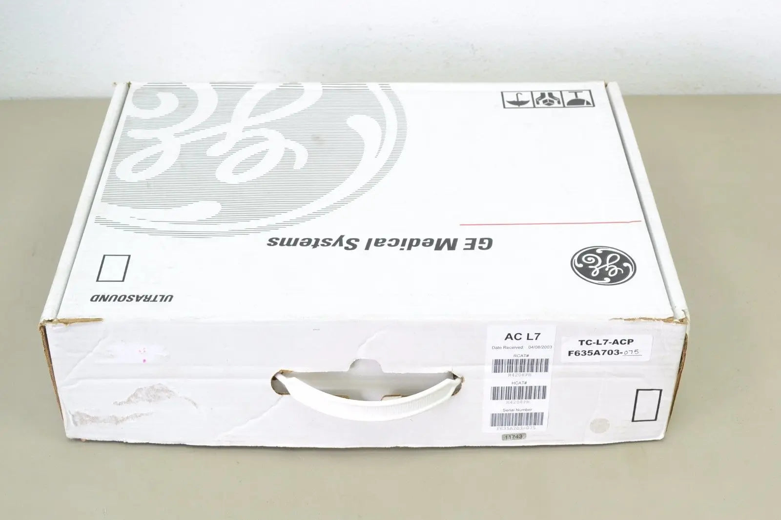 GE AC-L7 Ultrasound Transducer Probe REF 2337671 (11743 B31) DIAGNOSTIC ULTRASOUND MACHINES FOR SALE