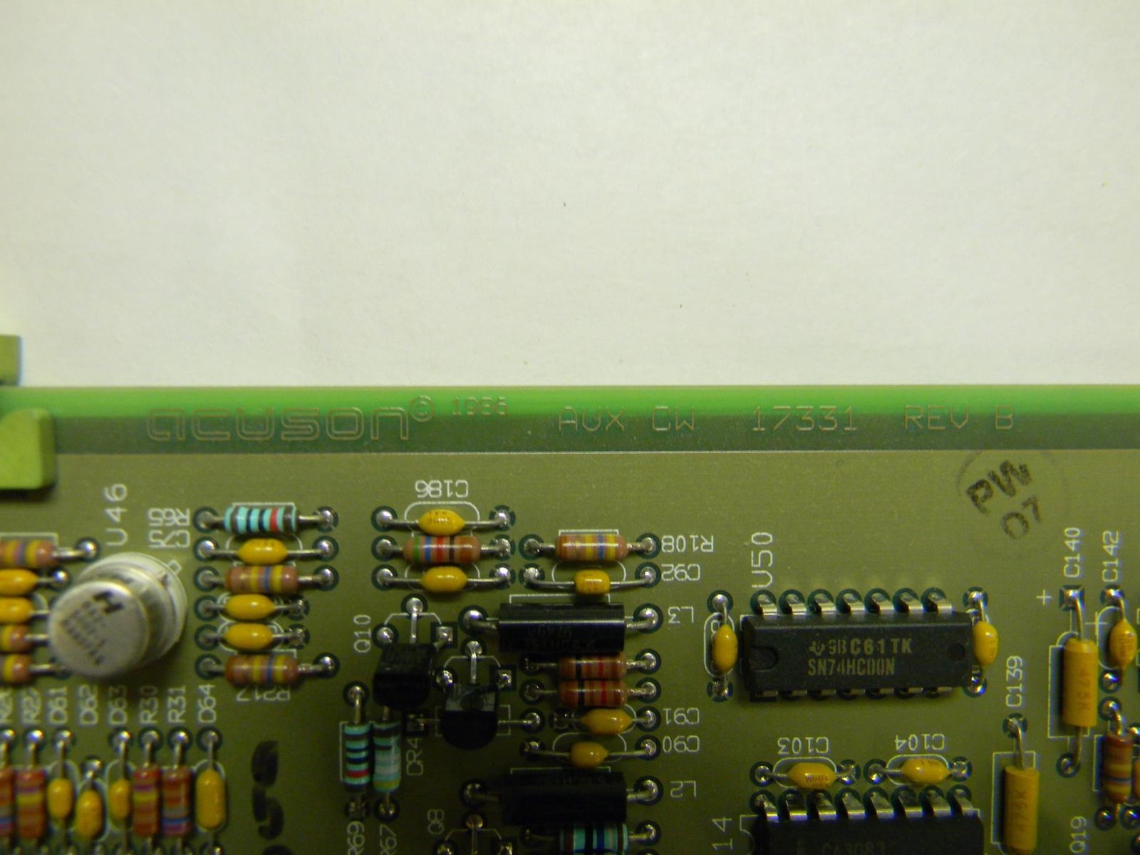 Acuson Sequoia C256 Ultrasound ASSY 17332 BOARD DIAGNOSTIC ULTRASOUND MACHINES FOR SALE