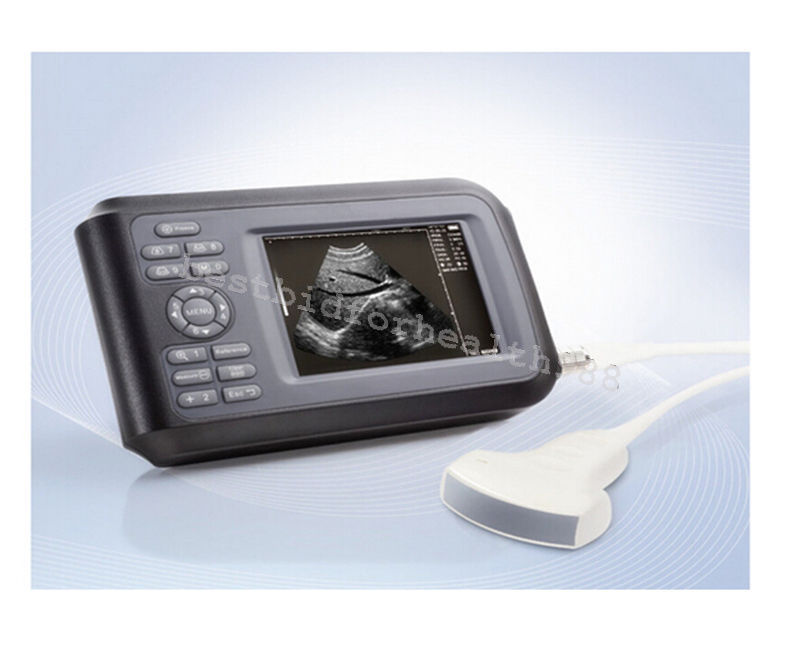 Color LCD Palmtop 5.5 Inch Ultrasound Scanner + Convex & Transvaginal 2 Probes DIAGNOSTIC ULTRASOUND MACHINES FOR SALE