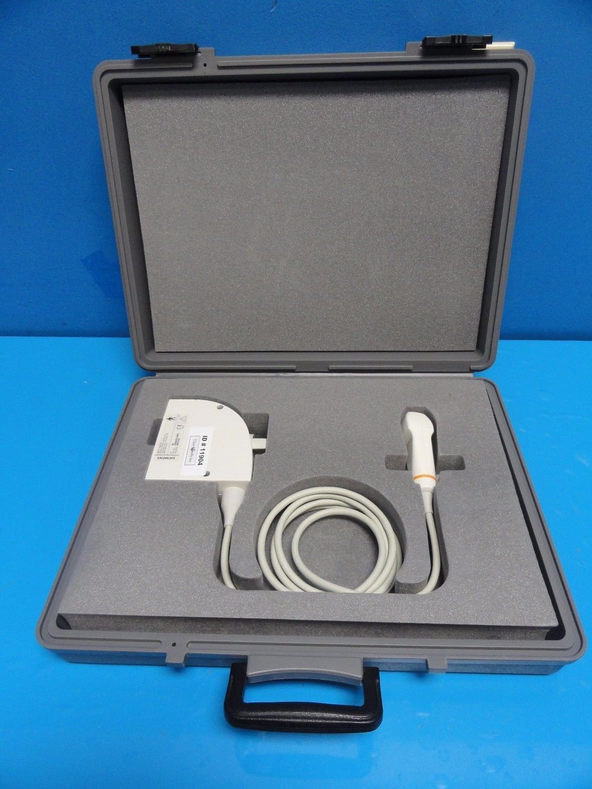 Siemens 3.5P14 Phased Array 3.5MHz Ultrasound Transducer W/ Case (11904) DIAGNOSTIC ULTRASOUND MACHINES FOR SALE