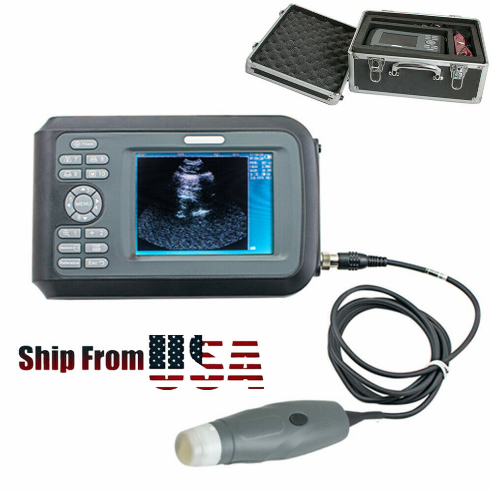 Digital Vet Ultrasound Scanner Portable Machine Rectal Animal Horse +Belt+Case DIAGNOSTIC ULTRASOUND MACHINES FOR SALE