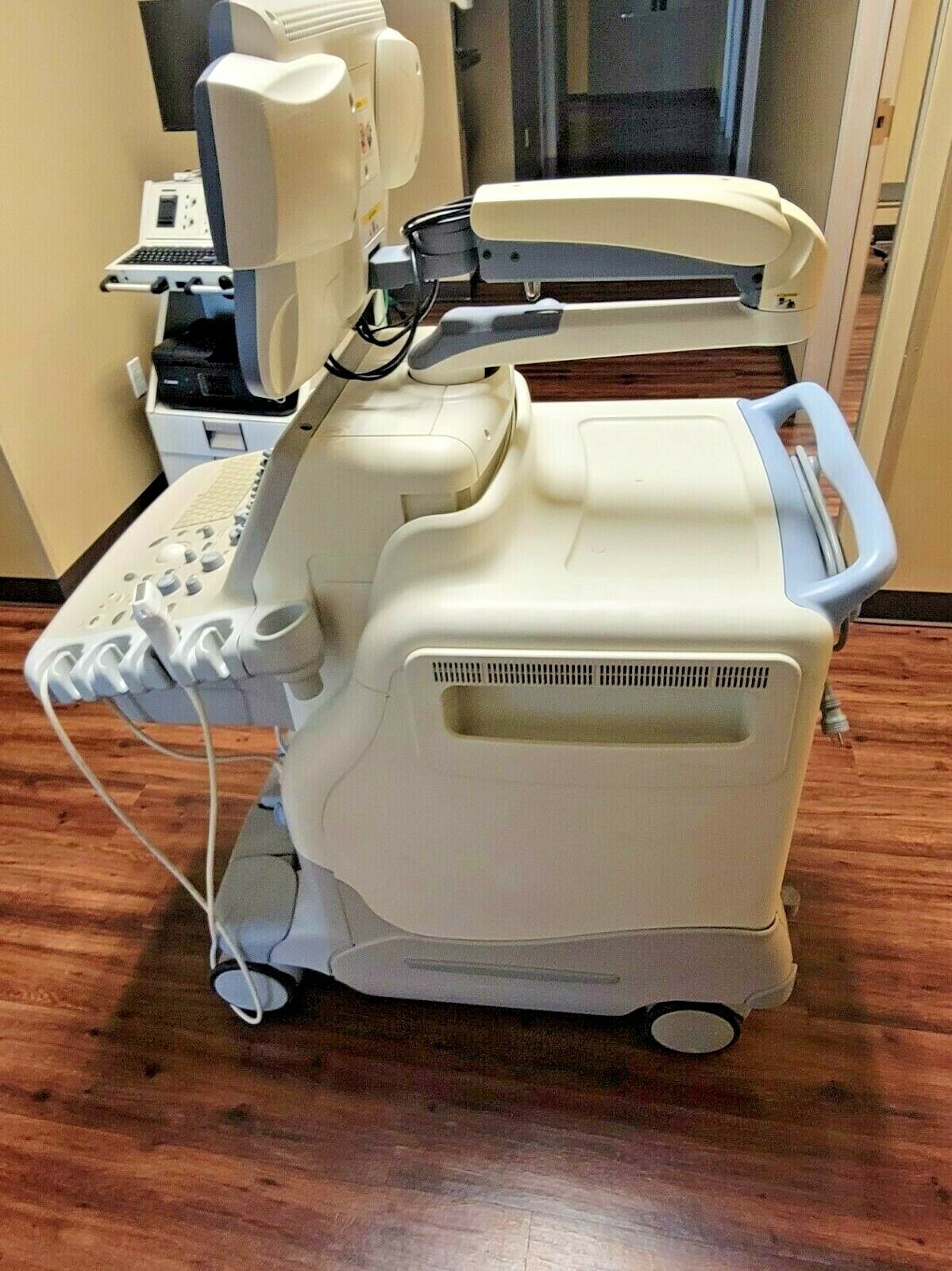 GE Logiq 7 Ultrasound with M7C and M12L Probes DIAGNOSTIC ULTRASOUND MACHINES FOR SALE