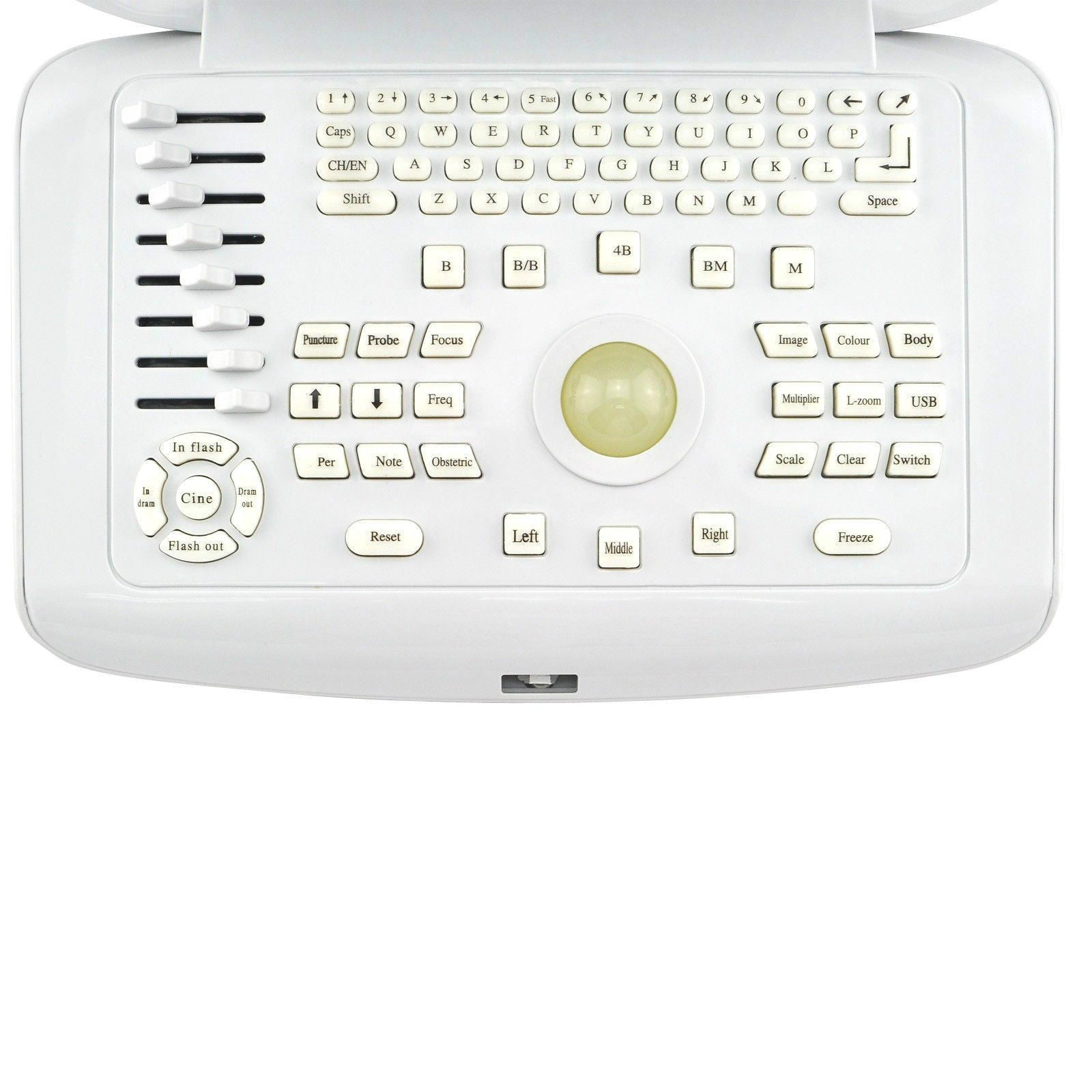 New VGA Digital 3D Image Diagnostic Ultrasound Scanner Convex +Linear 2 probe DIAGNOSTIC ULTRASOUND MACHINES FOR SALE