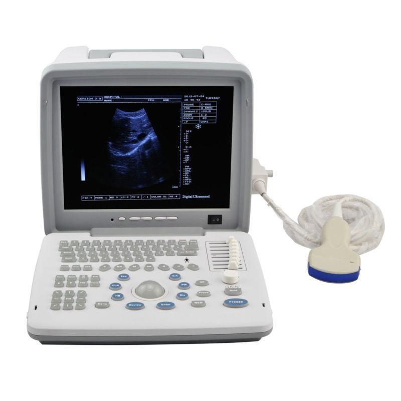 Full Digital Portable Ultrasound Scanner Convex &Transvaginal 2 Probe Free 3D A+ DIAGNOSTIC ULTRASOUND MACHINES FOR SALE
