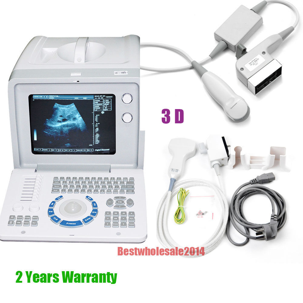 Digital Ultrasound Scanner B ultrasonic Machine Convex Micro-Convex 2 probe 3D 190891391452 DIAGNOSTIC ULTRASOUND MACHINES FOR SALE