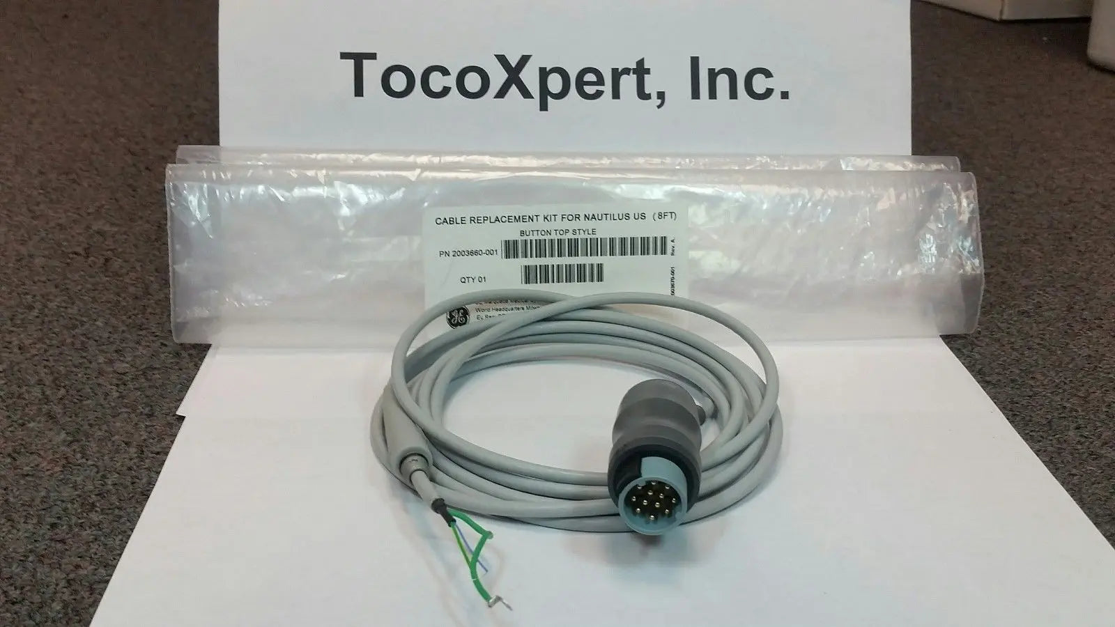 Corometrics Nautilus Ultrasound 5700LAX/HAX Transducer Cable Assy -YR Warranty DIAGNOSTIC ULTRASOUND MACHINES FOR SALE