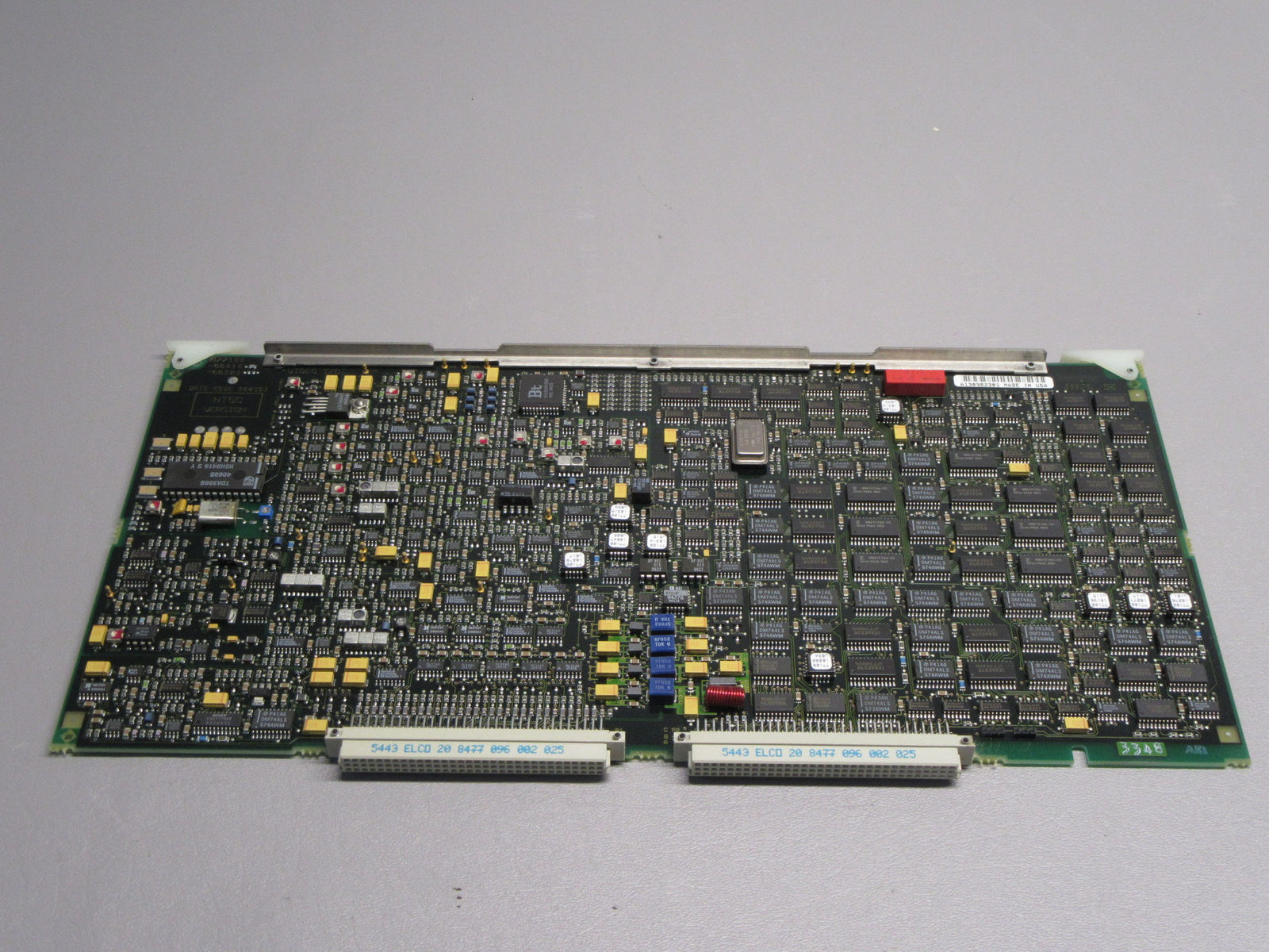 a close up of a computer mother board
