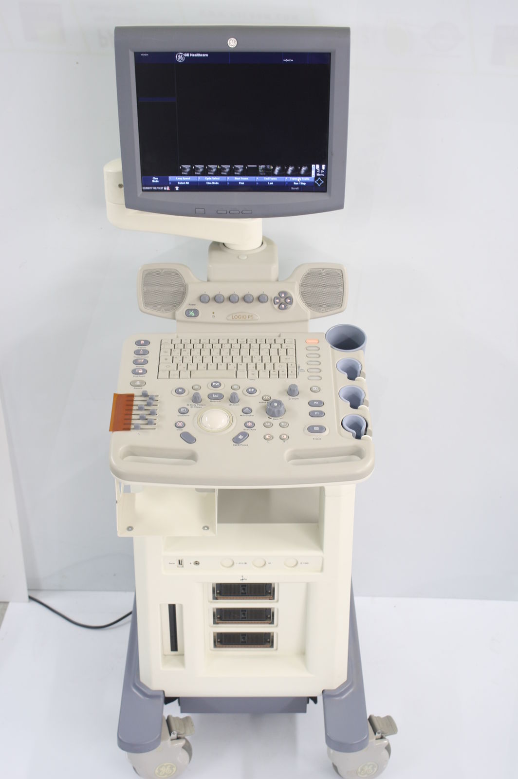 GE General Electric VIVID LOGIQ P5 Ultrasound Machine- PARTIALLY TESTED DIAGNOSTIC ULTRASOUND MACHINES FOR SALE