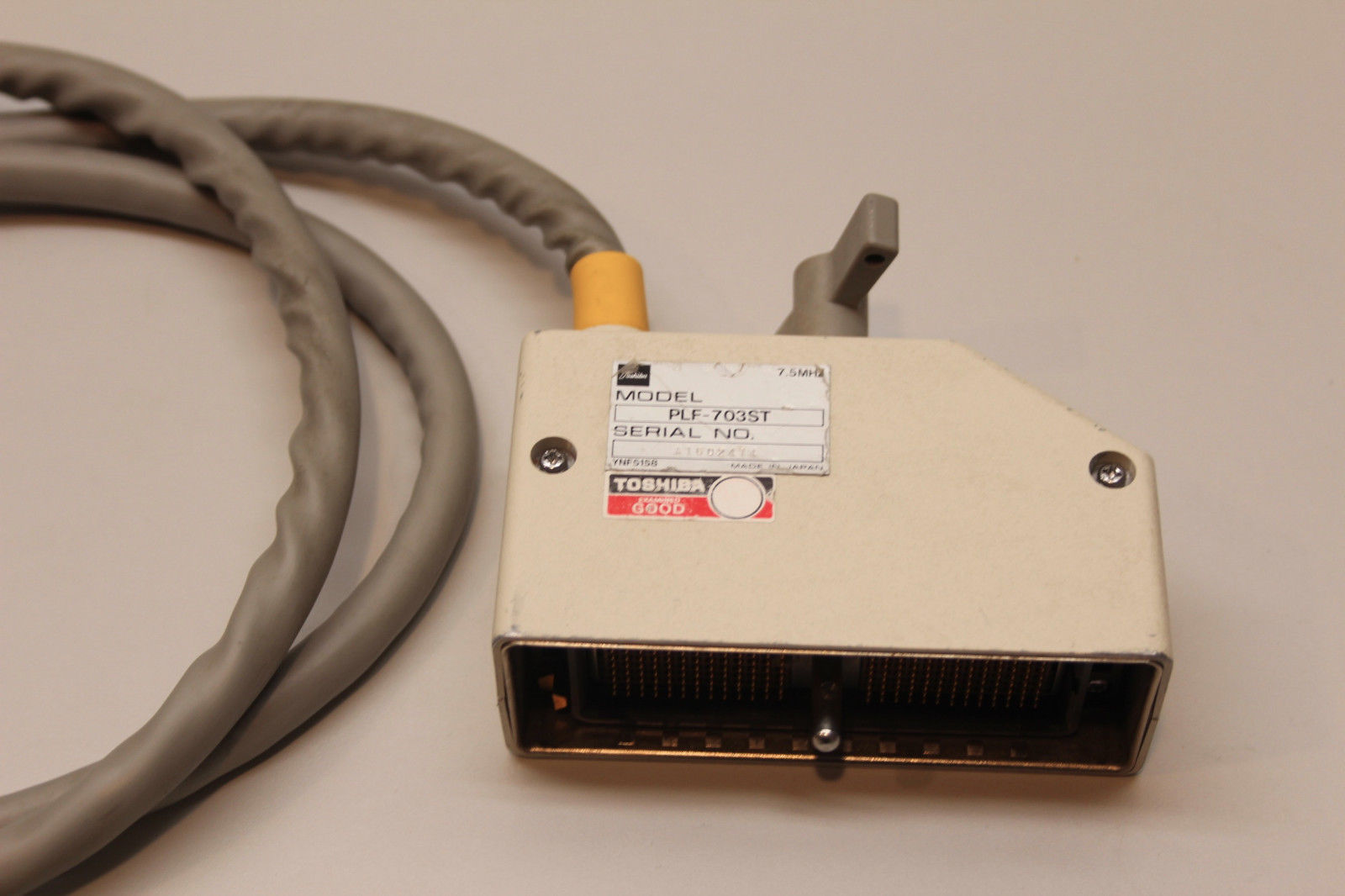 Toshiba PLF-703ST 7.5MHz Ultrasound probe DIAGNOSTIC ULTRASOUND MACHINES FOR SALE