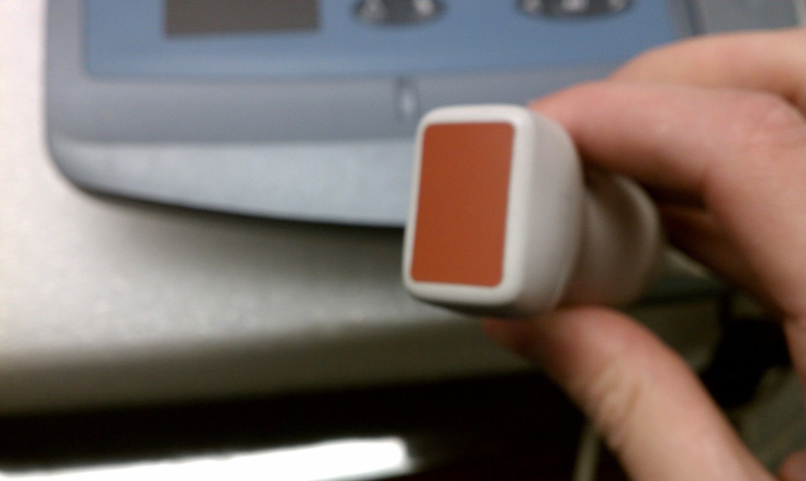 closeup of probe head