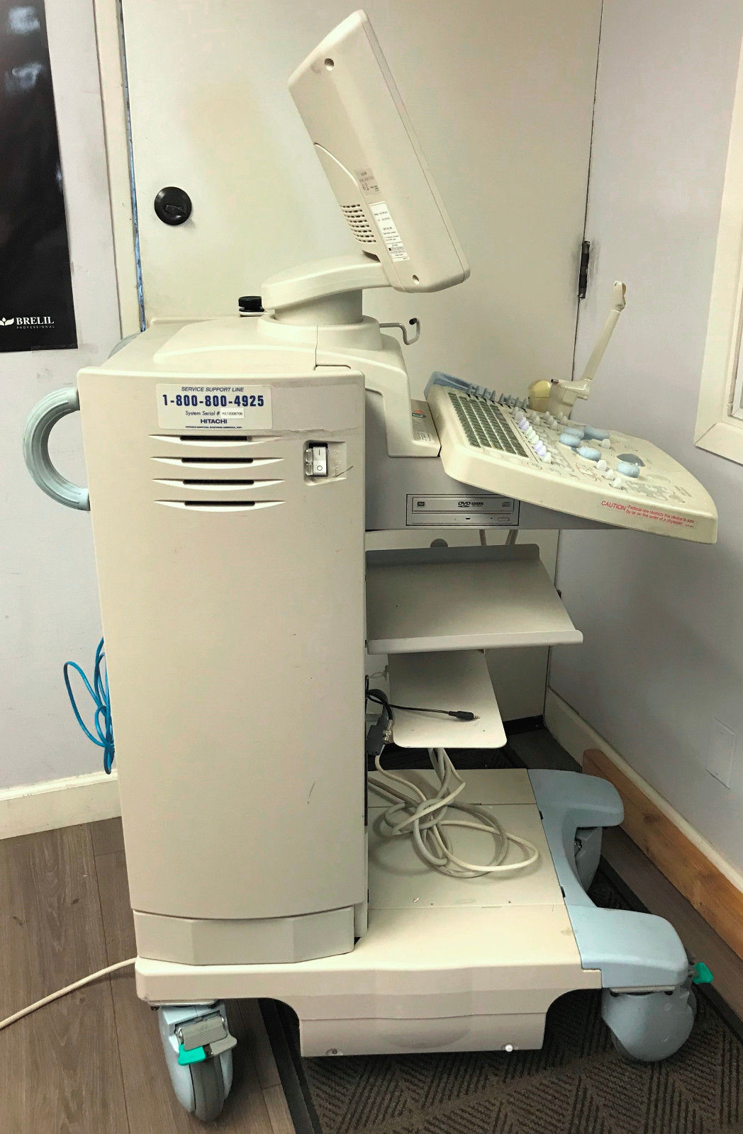 Hitachi HI Vision 5500 Ultrasound Diagnostic Scanner EUB-5500 w/ 3 Transducers DIAGNOSTIC ULTRASOUND MACHINES FOR SALE