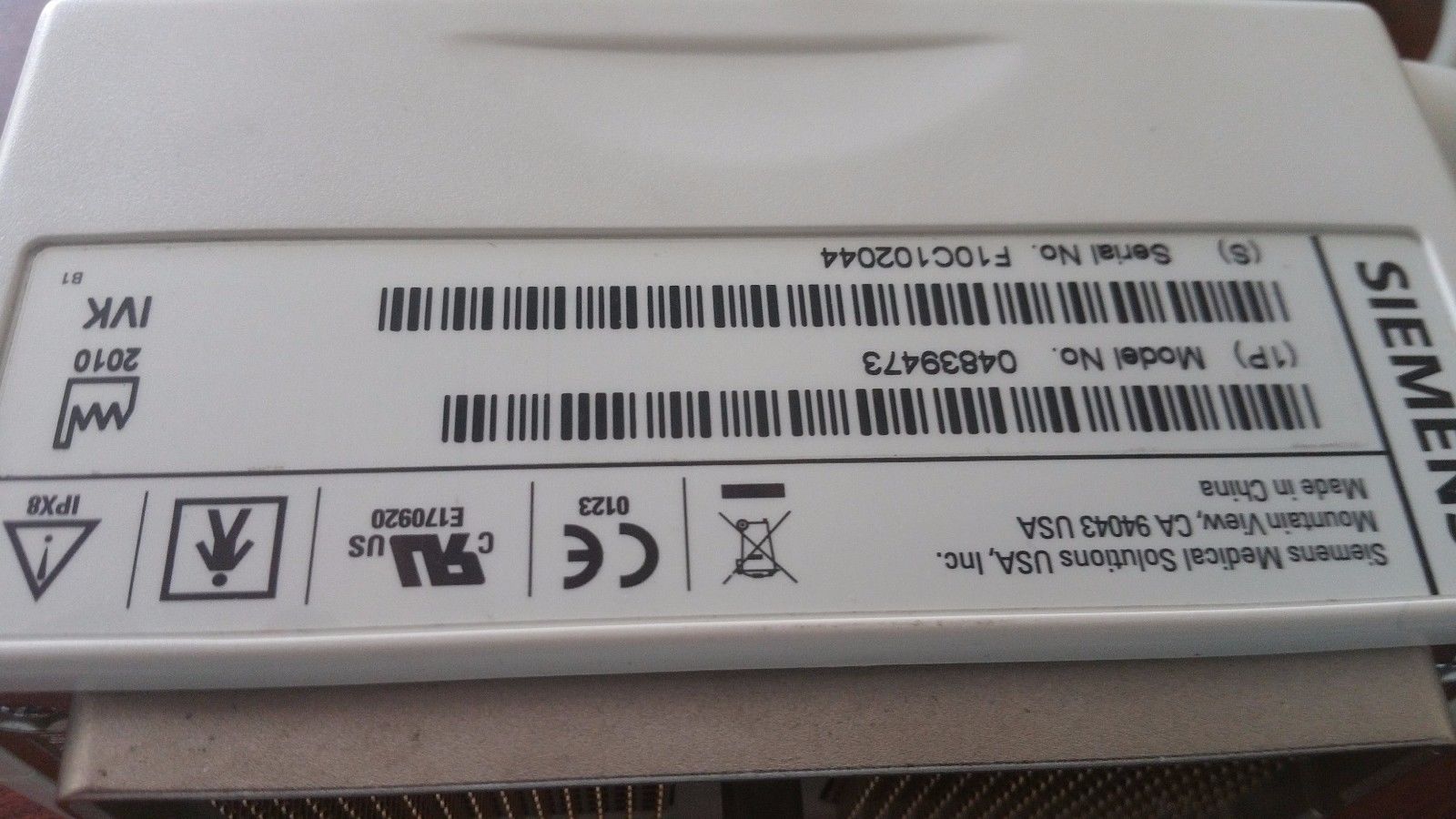 Siemens VF10-5 is a linear ultrasound transducer prob DIAGNOSTIC ULTRASOUND MACHINES FOR SALE