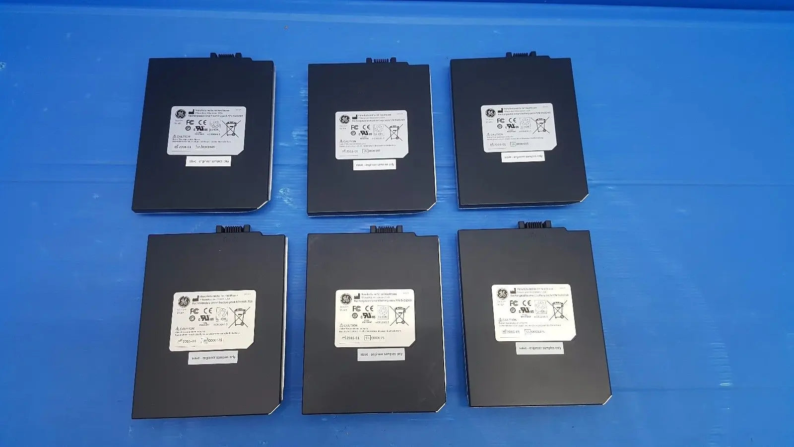 GE Helthcare Ultrasound Rechargeable Smart Battery Pack P/N: 5401269 ( LOT OF 6) DIAGNOSTIC ULTRASOUND MACHINES FOR SALE