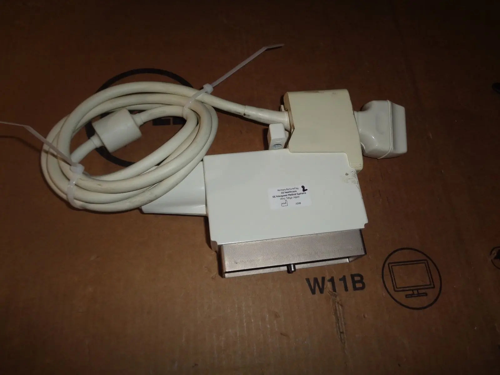 GE LA39 LINEAR ULTRASOUND TRANSDUCER PROBE-FULLY TESTED GE LOGIQ 400 500 VIVID 3 DIAGNOSTIC ULTRASOUND MACHINES FOR SALE