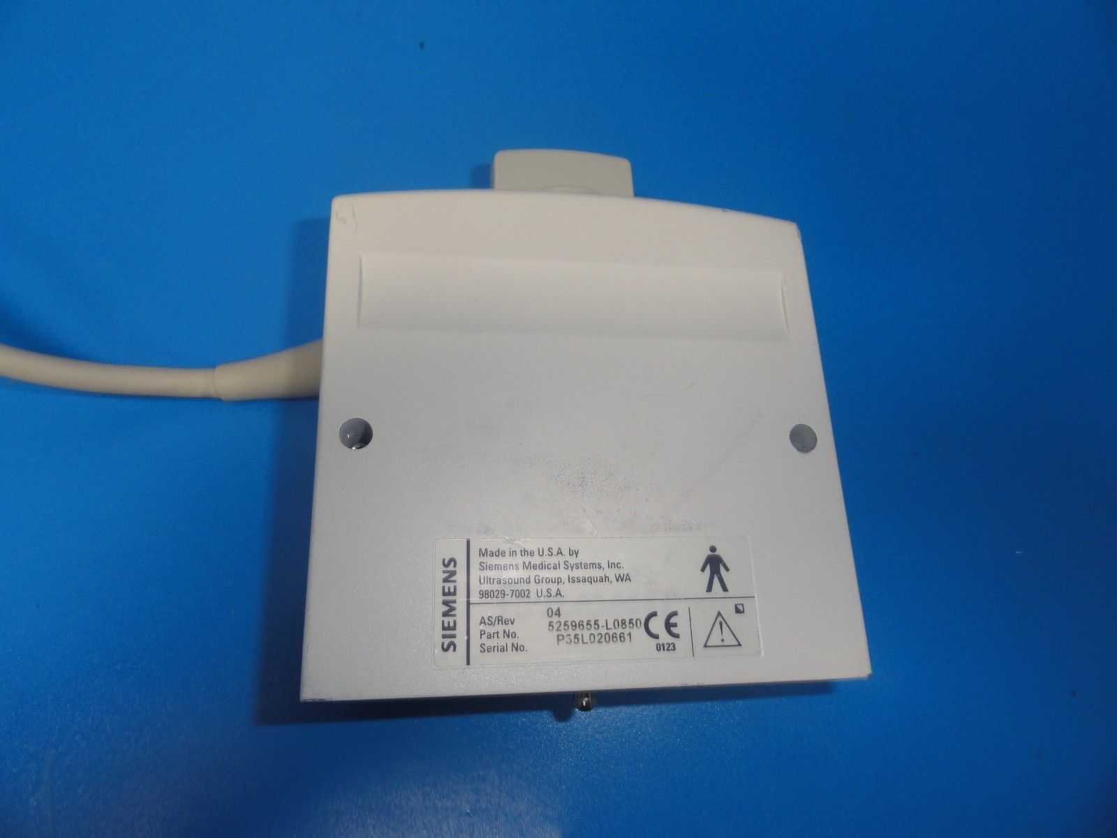 SIEMENS 3.5PL28 3.5 MHz Cardiac Sector phased Array Ultrasound Transducer (6082) DIAGNOSTIC ULTRASOUND MACHINES FOR SALE