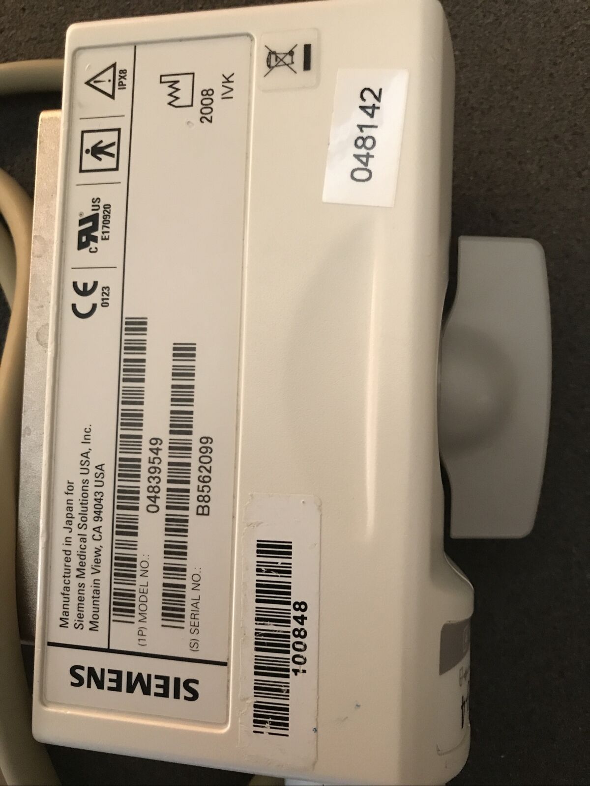 Siemens EC9-4 Transvaginal Probe Ultrasound Transducer DIAGNOSTIC ULTRASOUND MACHINES FOR SALE