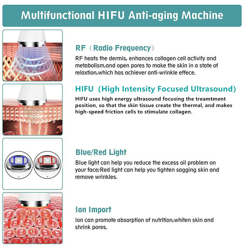 Mini Hifu Ultrasound Machine Face Lifting Skin Tighten Wrinkle Reduction Facial DIAGNOSTIC ULTRASOUND MACHINES FOR SALE