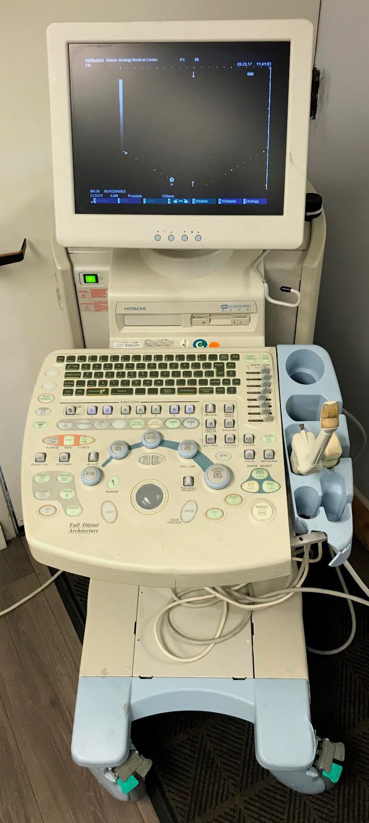 Hitachi HI Vision 5500 Ultrasound Diagnostic Scanner EUB-5500 w/ 3 Transducers DIAGNOSTIC ULTRASOUND MACHINES FOR SALE