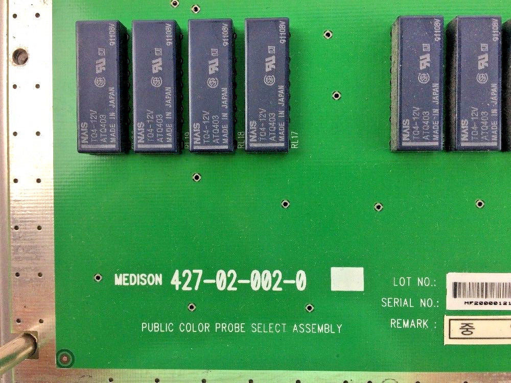 Medison Public Color Probe Select Assembly 427-02-002-0 DIAGNOSTIC ULTRASOUND MACHINES FOR SALE