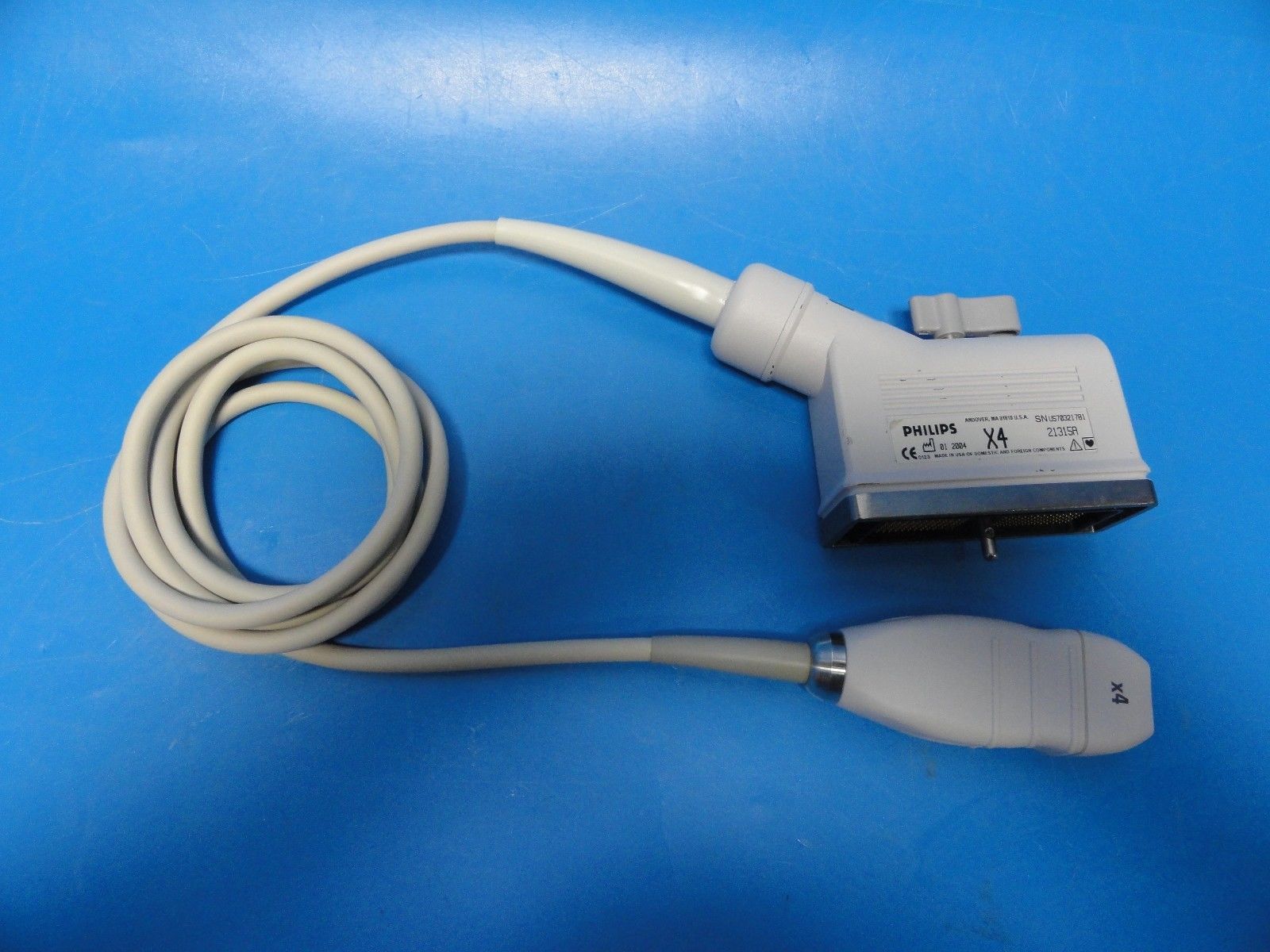 2004 Philips X4 (21315A) Broadband xMatrix Phased Array Probe SONOS 7500 (8449) DIAGNOSTIC ULTRASOUND MACHINES FOR SALE