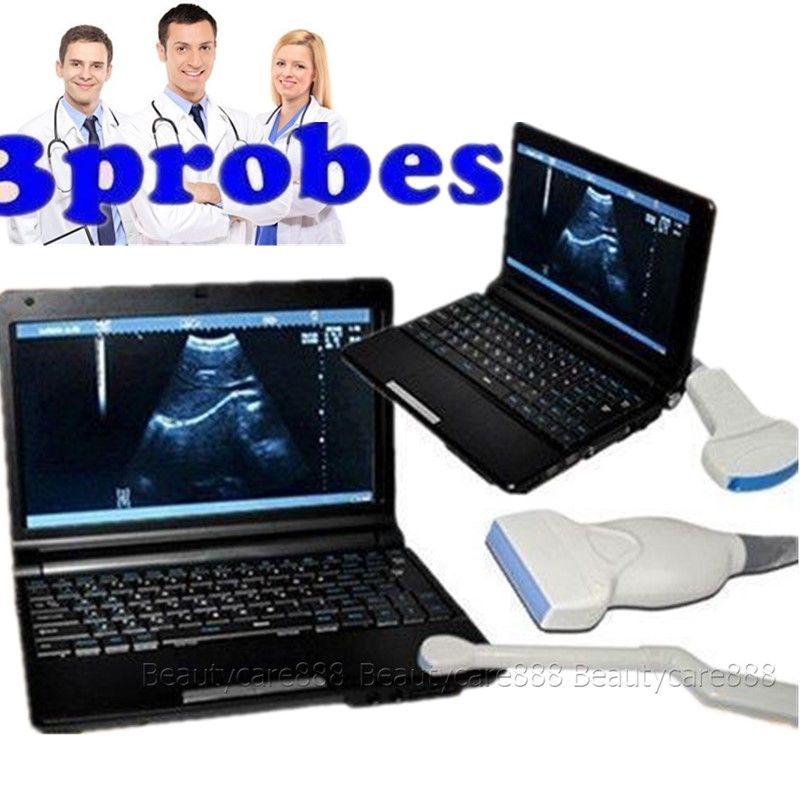 Free 3D Laptop Ultrasound Machine Scanner+ Convex +Linear+ Transvaginal 3 Probes DIAGNOSTIC ULTRASOUND MACHINES FOR SALE