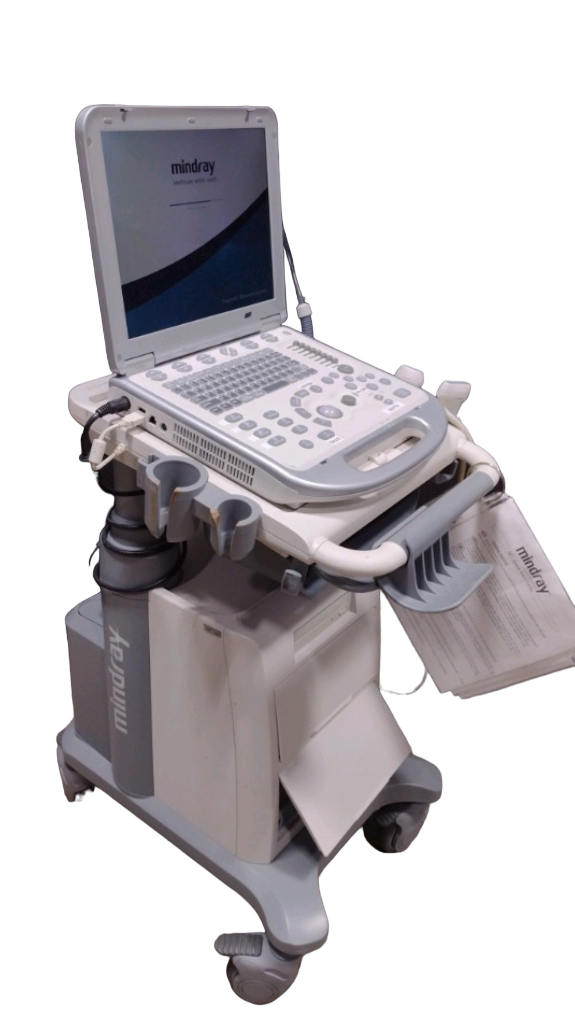 MINDRAY M7 PORTABLE ULTRASOUND MACHINE & ONE PROBE L14-6S AND CART DIAGNOSTIC ULTRASOUND MACHINES FOR SALE