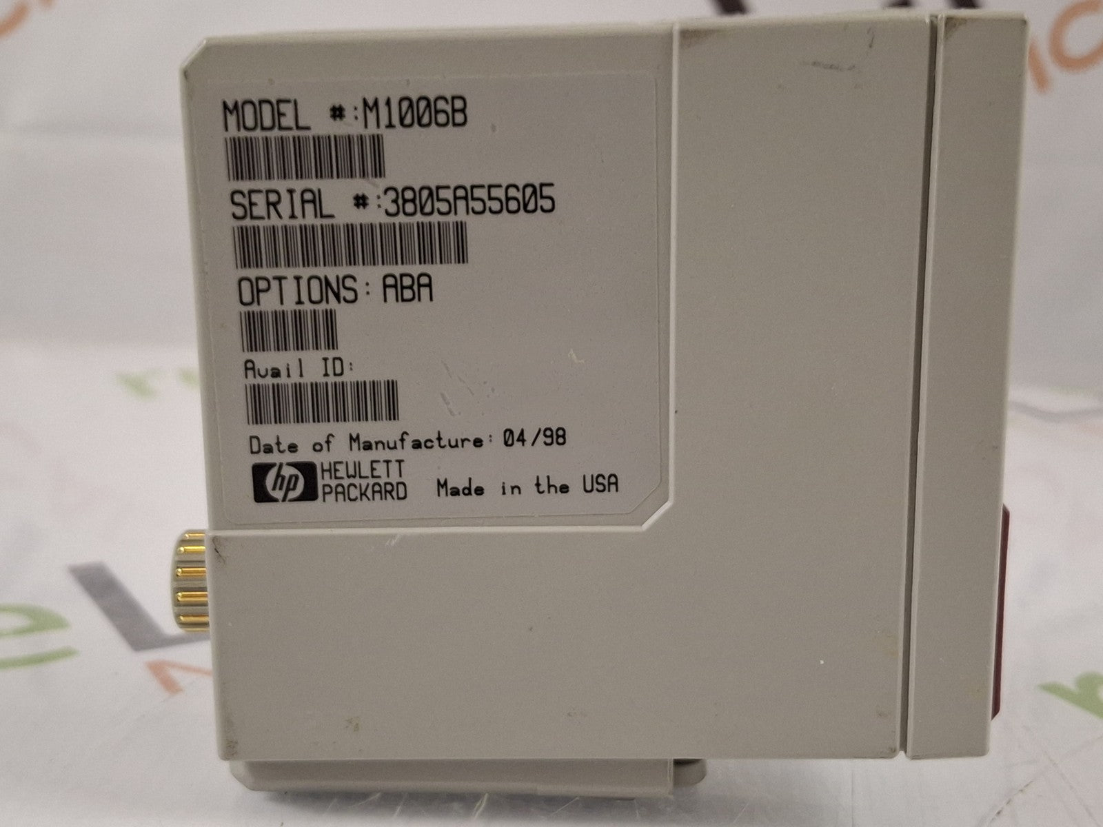 Philips M1006B Single Parameter IBP Module